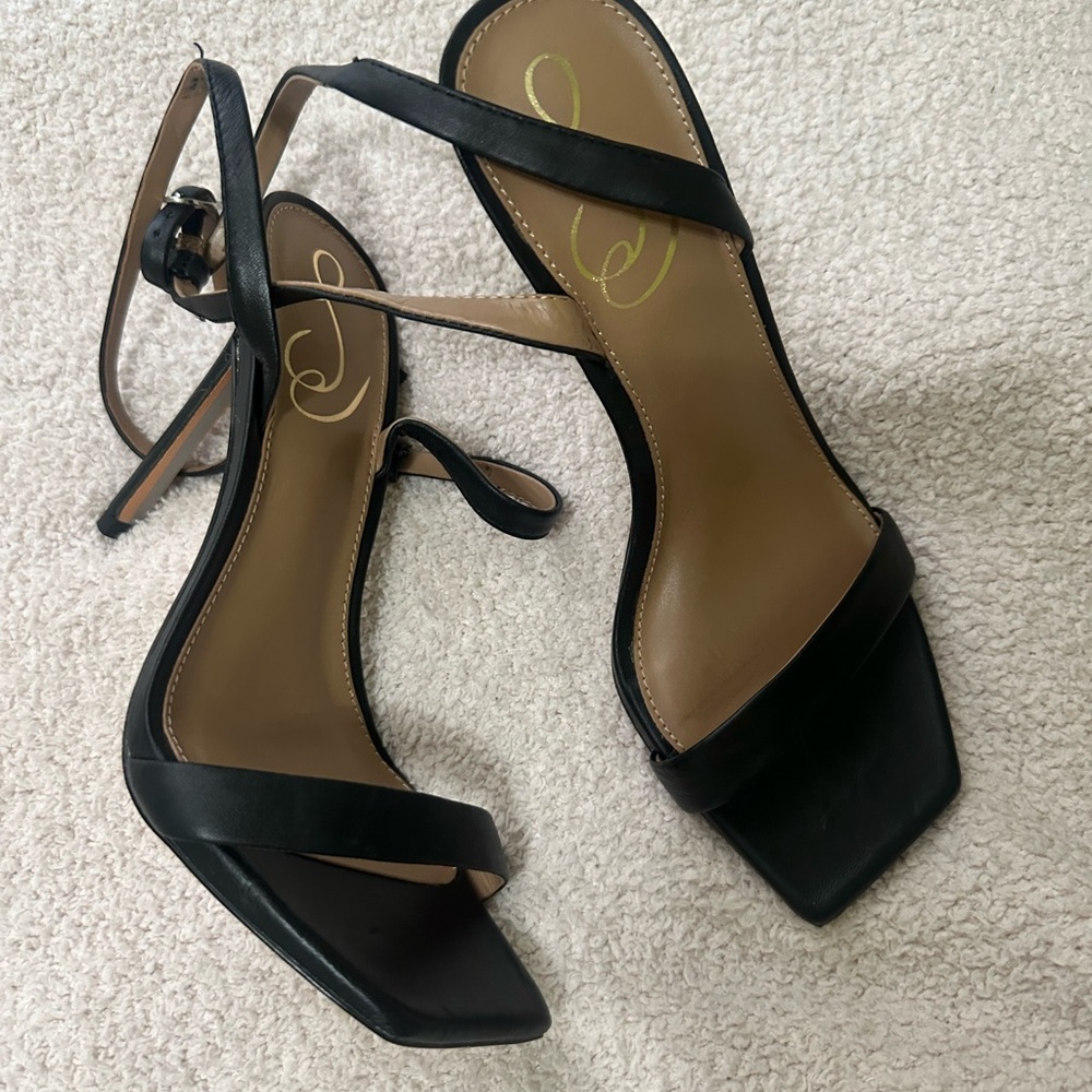 Elegant Black Strappy Sandals